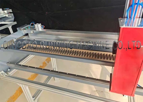 Semi Otomatis PVC Conveyor Belt V Mesin Pemotong Jari Mudah Dioperasikan