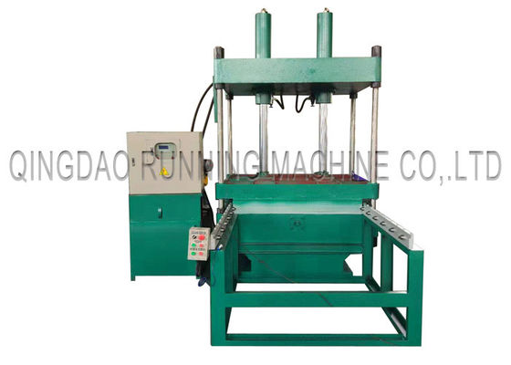kualitas  1000 * 1000mm Rubber Tiles Making Machine, Rubber Powder Tile Molding Press Machine pabrik